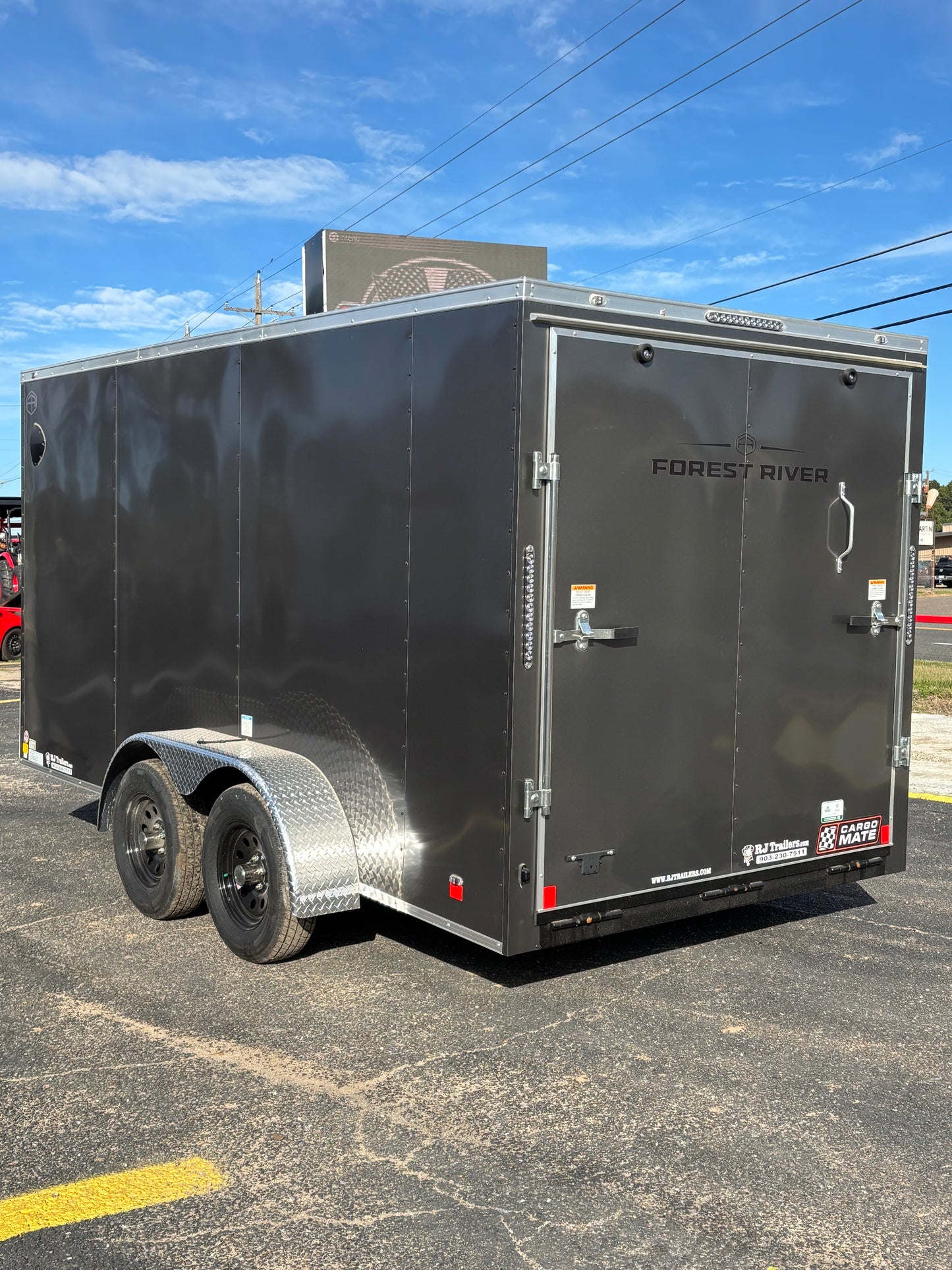 7' x 14' E-Series Enclosed Trailer Cargo Mate #TXLEEH714TA2