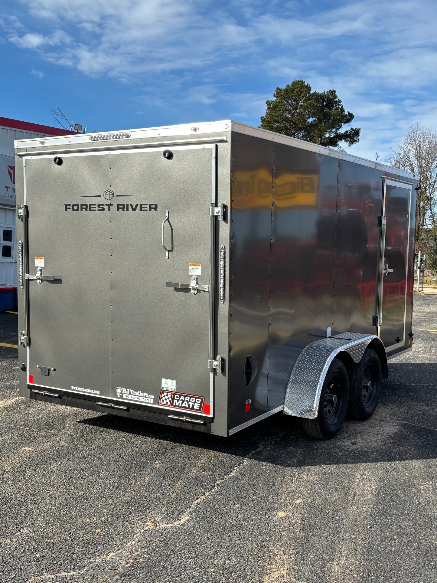7' x 14' E-Series Enclosed Trailer Cargo Mate #TXLEEH714TA2