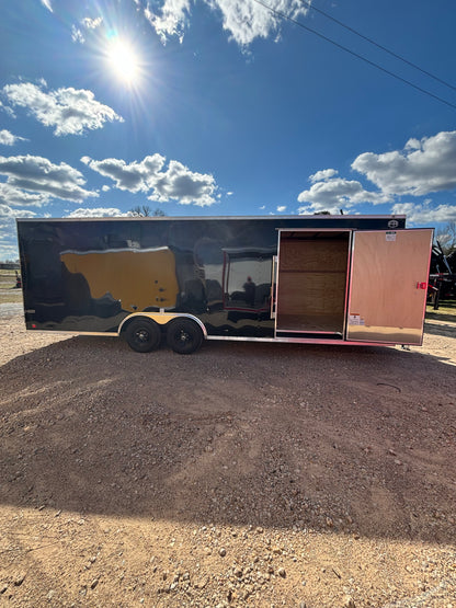 8.5 x 24' E-Series Enclosed Trailer Cargo Mate #TXEHW8.524TA3