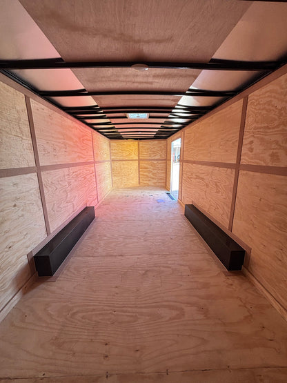 8.5 x 24' E-Series Enclosed Trailer Cargo Mate #TXEHW8.524TA3
