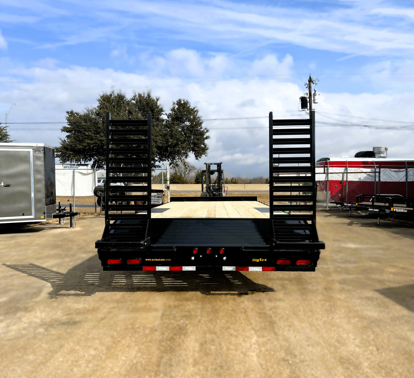 102 x 24' (21 + 3) Deckover Trailer Big Tex #14OA-24D3A-FRBK