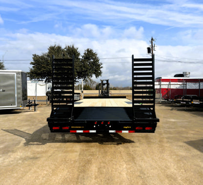 102 x 24' (21 + 3) Deckover Trailer Big Tex #14OA-24D3A-FRBK