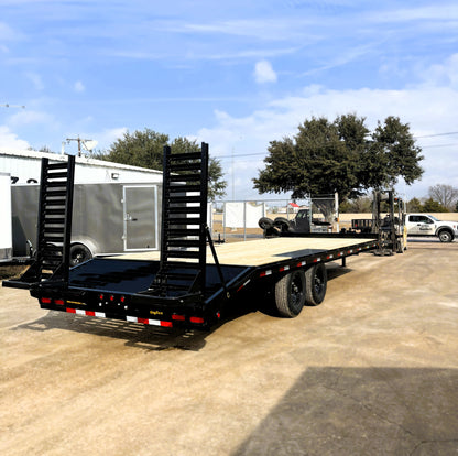 102 x 24' (21 + 3) Deckover Trailer Big Tex #14OA-24D3A-FRBK