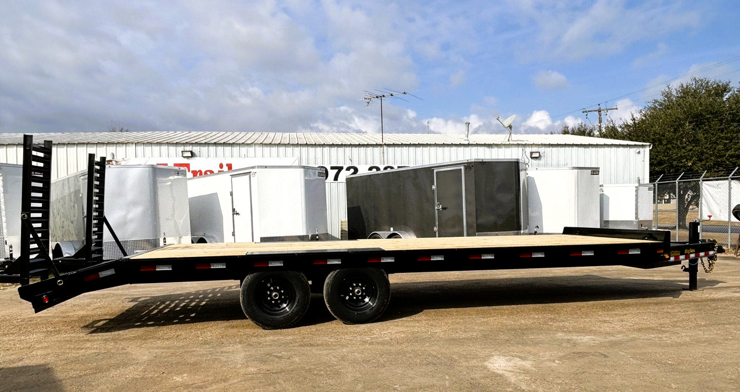 102 x 24' (21 + 3) Deckover Trailer Big Tex #14OA-24D3A-FRBK
