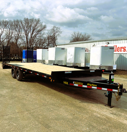 102 x 24' (21 + 3) Deckover Trailer Big Tex #14OA-24D3A-FRBK