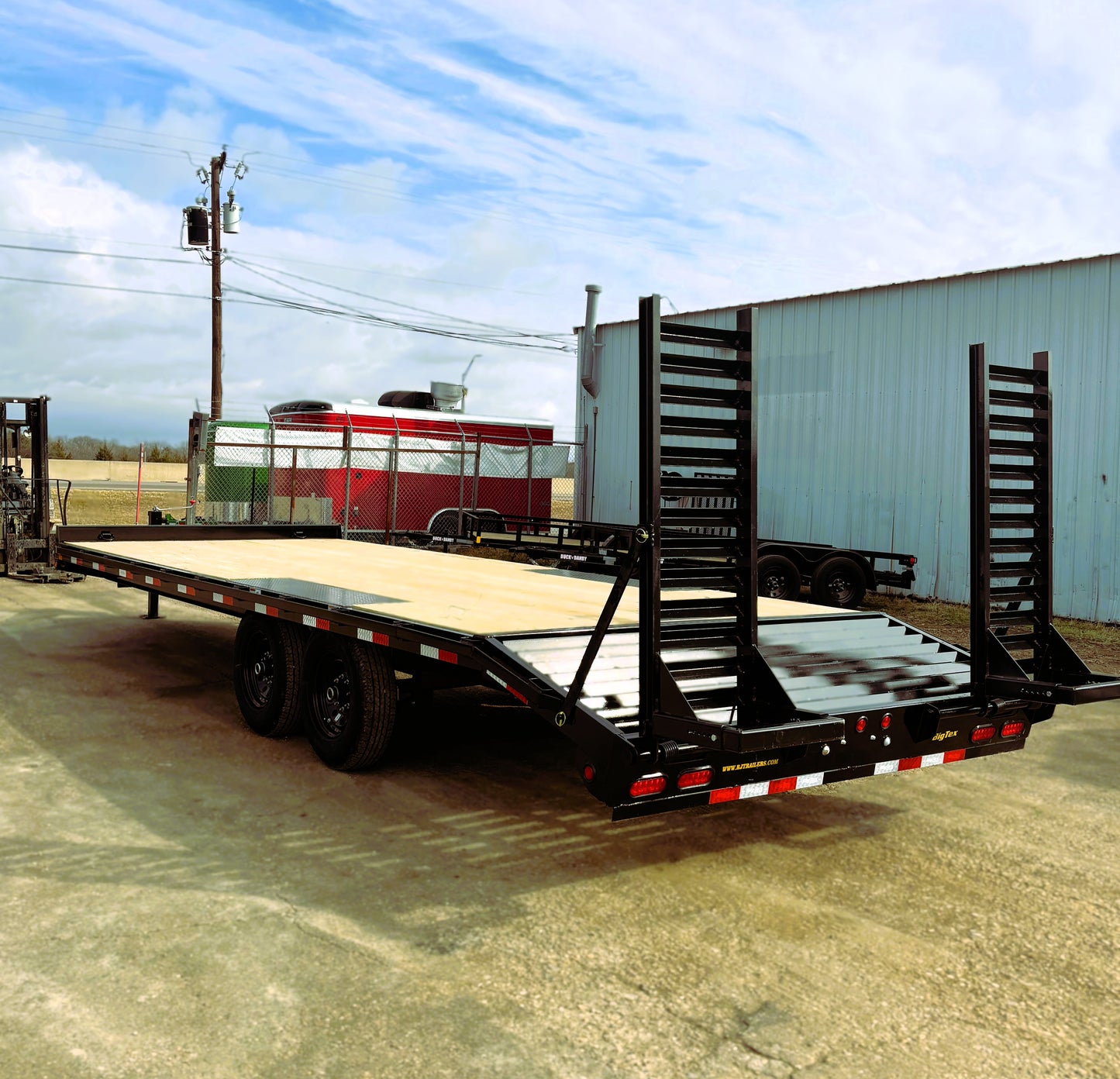 102 x 24' (21 + 3) Deckover Trailer Big Tex #14OA-24D3A-FRBK