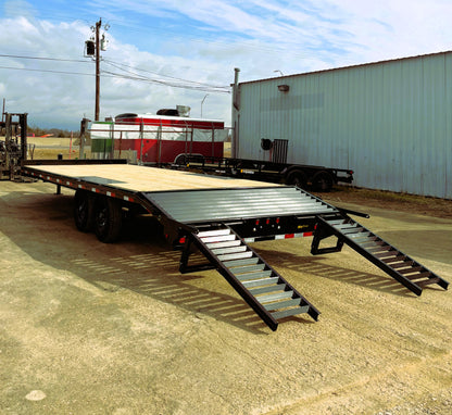 102 x 24' (21 + 3) Deckover Trailer Big Tex #14OA-24D3A-FRBK