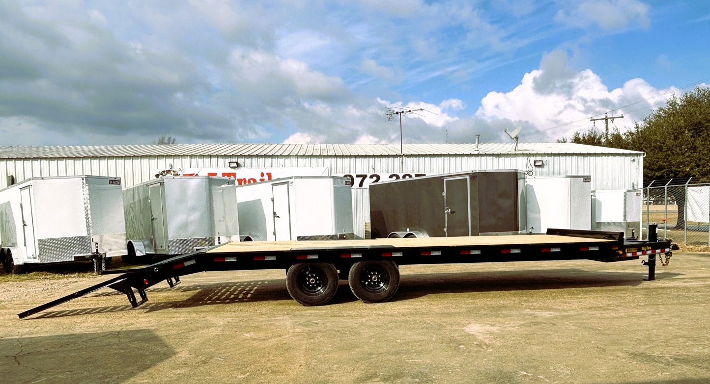 102 x 24' (21 + 3) Deckover Trailer Big Tex #14OA-24D3A-FRBK