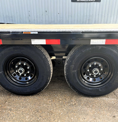 102 x 24' (21 + 3) Deckover Trailer Big Tex #14OA-24D3A-FRBK