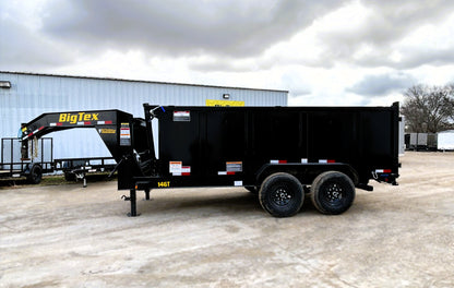7 x 14' GN Dump Trailer Big Tex #14GT-14BK6-P4
