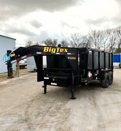 7 x 14' GN Dump Trailer Big Tex #14GT-14BK6-P4