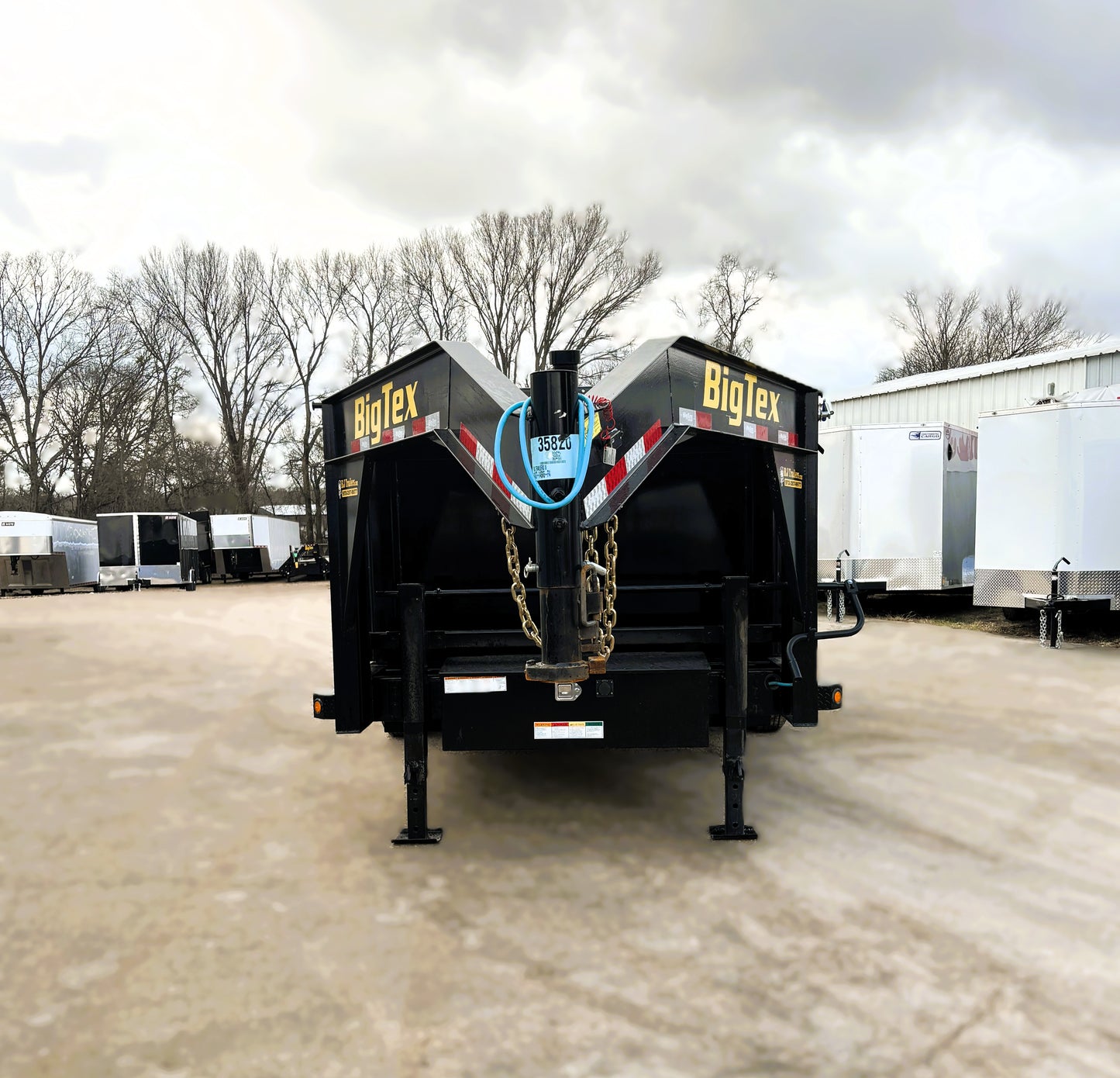 7 x 14' GN Dump Trailer Big Tex #14GT-14BK6-P4