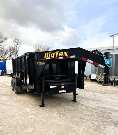 7 x 14' GN Dump Trailer Big Tex #14GT-14BK6-P4