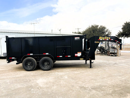 7 x 14' GN Dump Trailer Big Tex #14GT-14BK6-P4