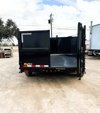 7 x 14' GN Dump Trailer Big Tex #14GT-14BK6-P4