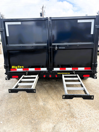 7 x 14' GN Dump Trailer Big Tex #14GT-14BK6-P4