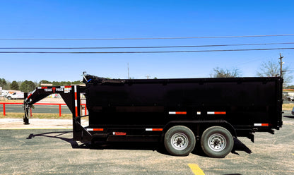 7 x 16' GN Dump Trailer Texas Pride #DT-7164-16KGN