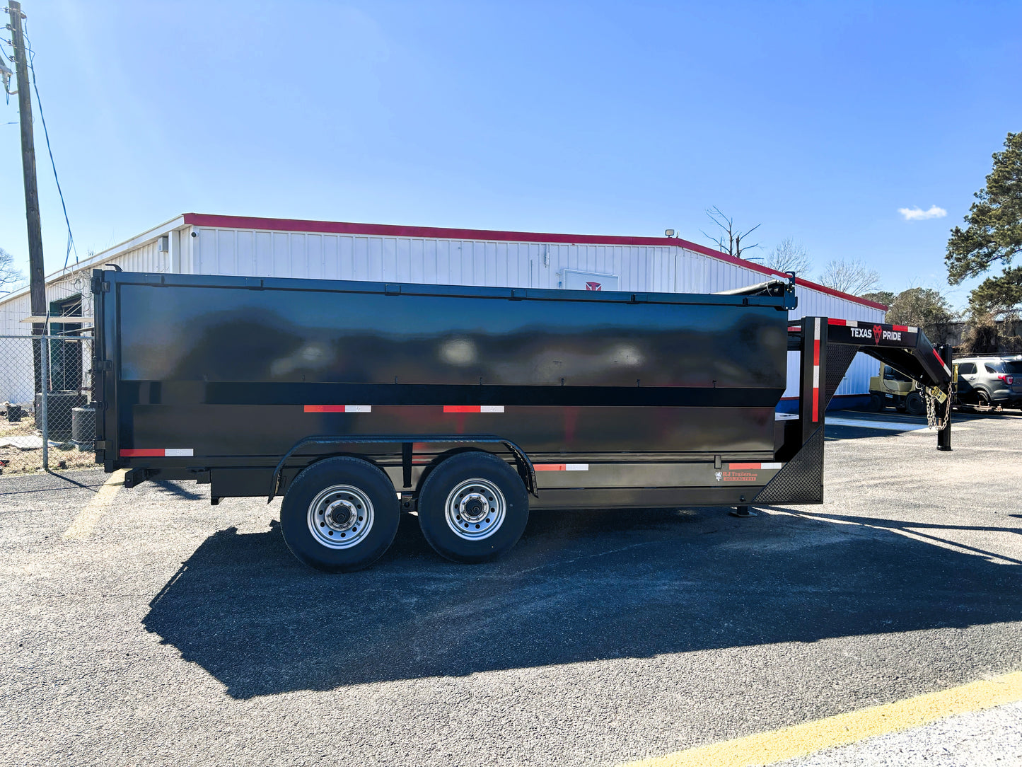 7 x 16' GN Dump Trailer Texas Pride #DT-7164-16KGN