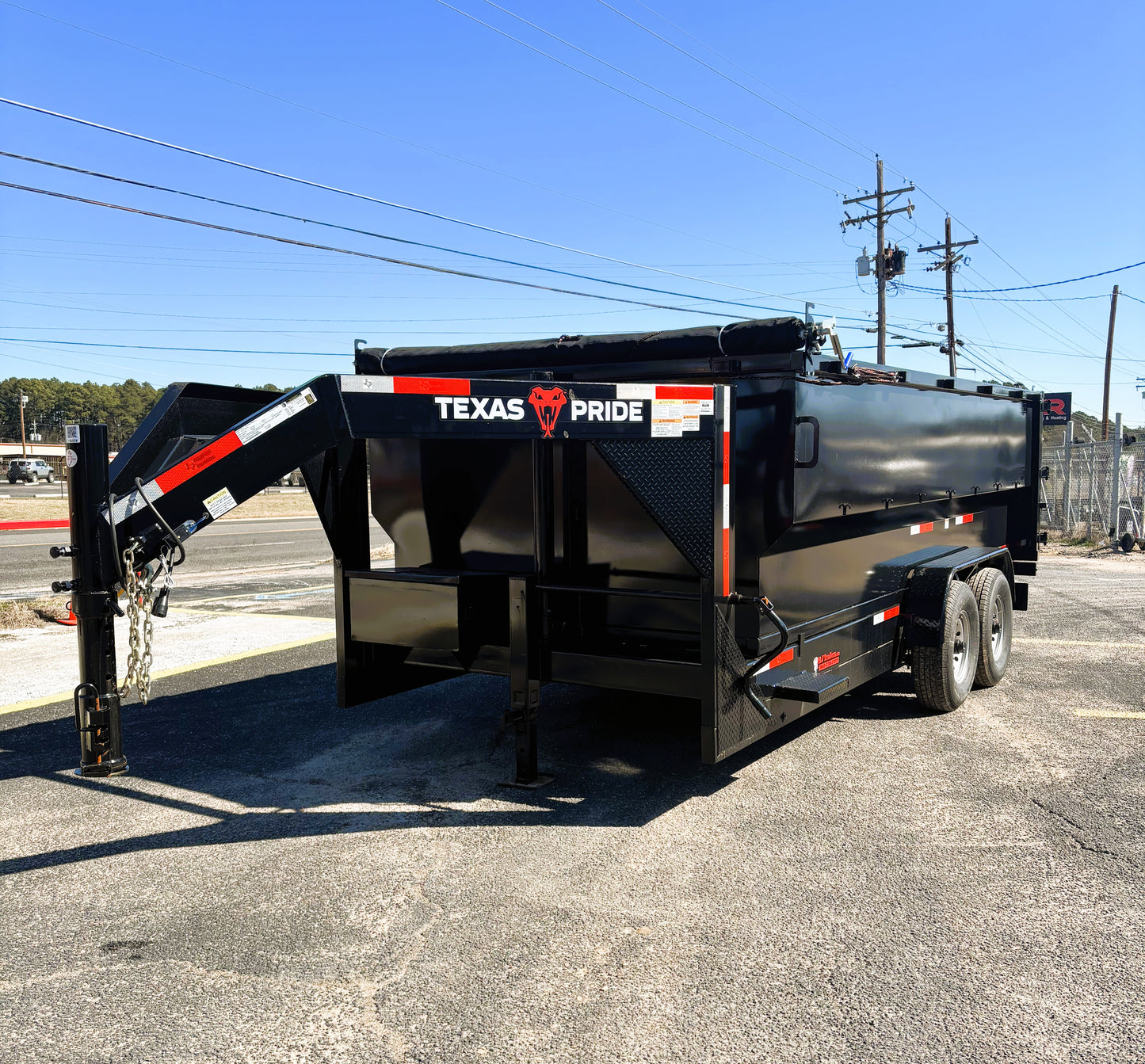 7 x 16' GN Dump Trailer Texas Pride #DT-7164-16KGN