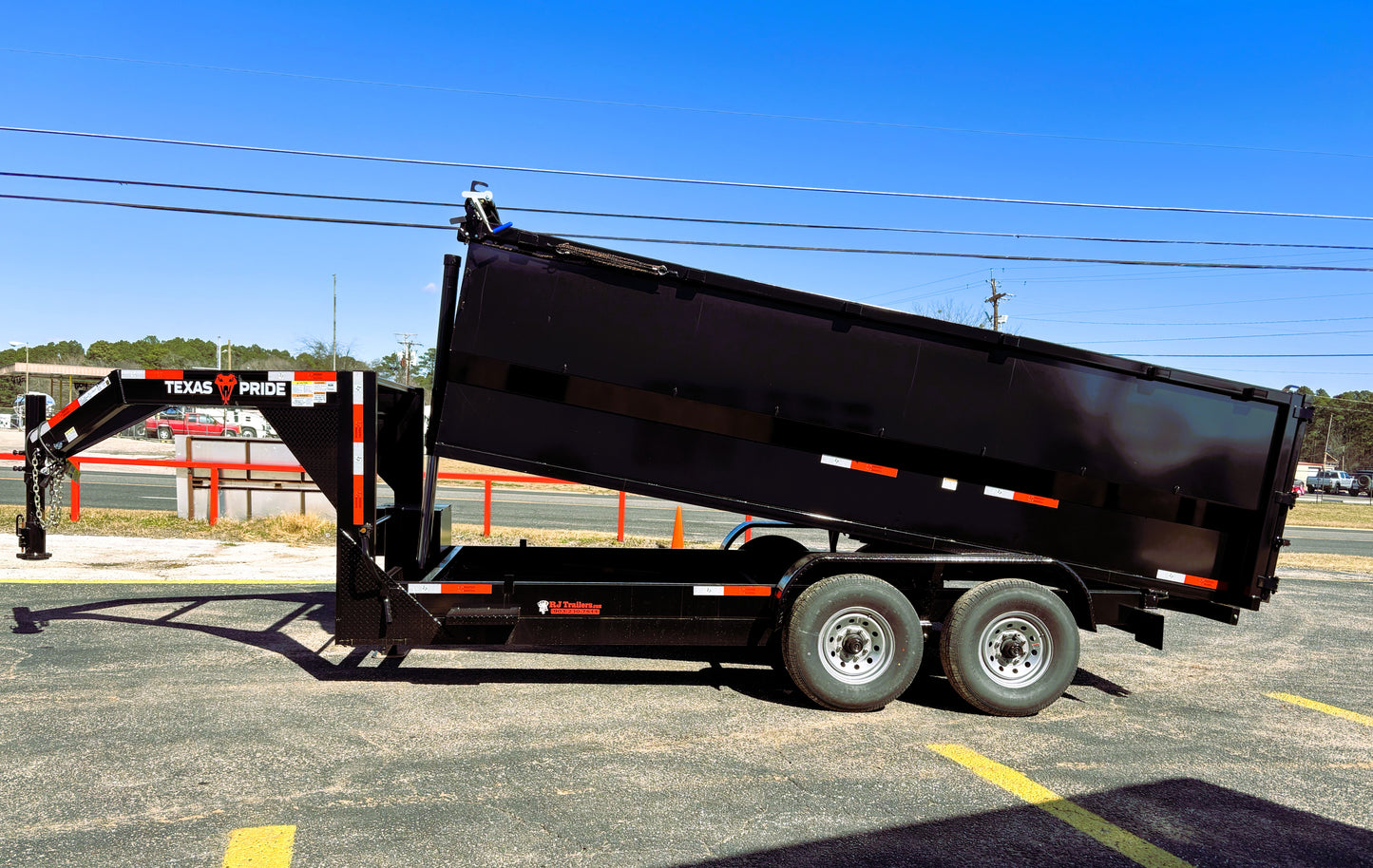 7 x 16' GN Dump Trailer Texas Pride #DT-7164-16KGN