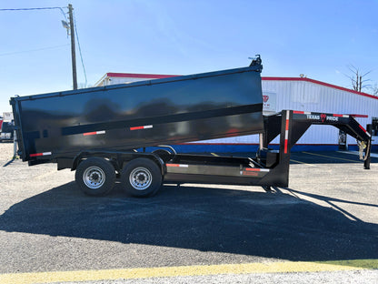 7 x 16' GN Dump Trailer Texas Pride #DT-7164-16KGN