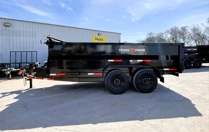 7 x 14' BP Dump Trailer Texas Pride #DT-7143-14KBP
