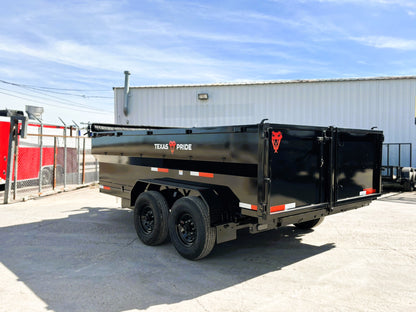7 x 14' BP Dump Trailer Texas Pride #DT-7143-14KBP