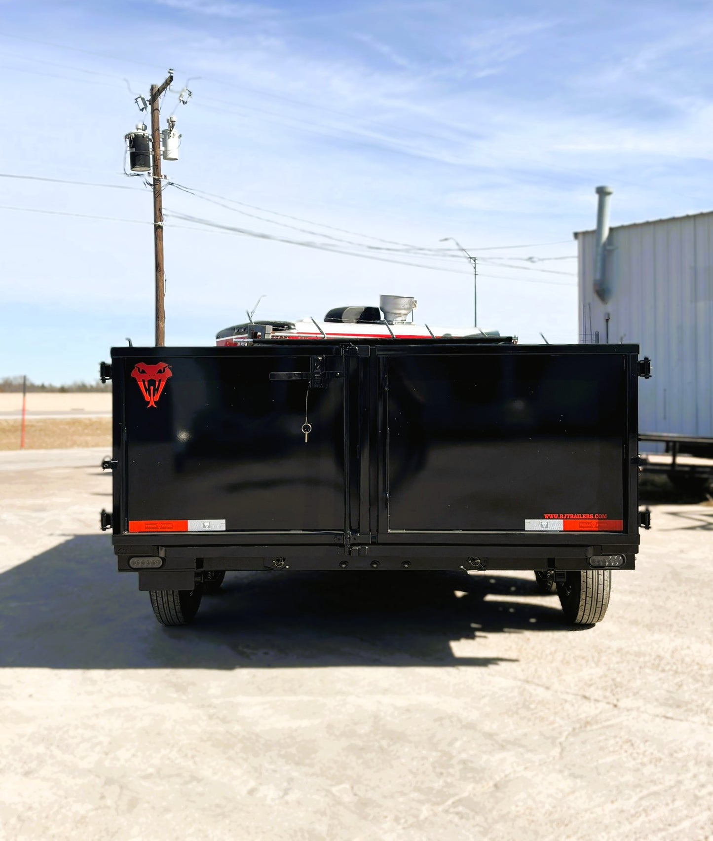 7 x 14' BP Dump Trailer Texas Pride #DT-7143-14KBP