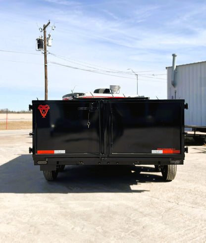 7 x 14' BP Dump Trailer Texas Pride #DT-7143-14KBP