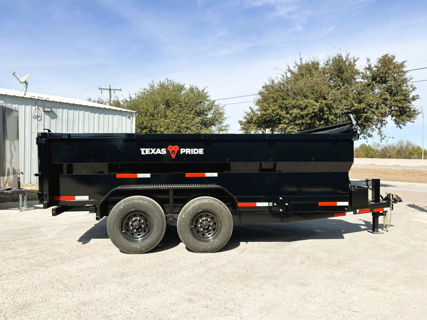 7 x 14' BP Dump Trailer Texas Pride #DT-7143-14KBP