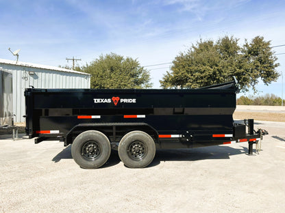 7 x 14' BP Dump Trailer Texas Pride #DT-7143-14KBP
