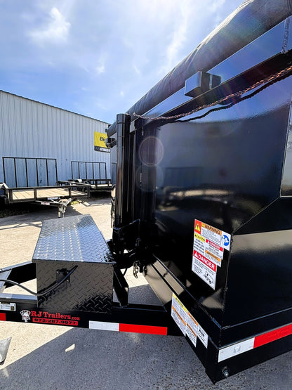 7 x 14' BP Dump Trailer Texas Pride #DT-7143-14KBP