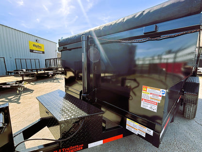 7 x 14' BP Dump Trailer Texas Pride #DT-7143-14KBP