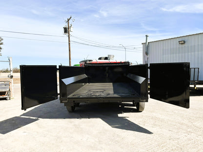 7 x 14' BP Dump Trailer Texas Pride #DT-7143-14KBP