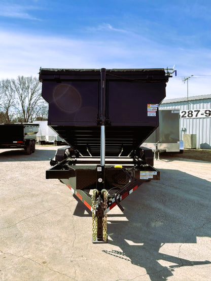 7 x 14' BP Dump Trailer Texas Pride #DT-7143-14KBP