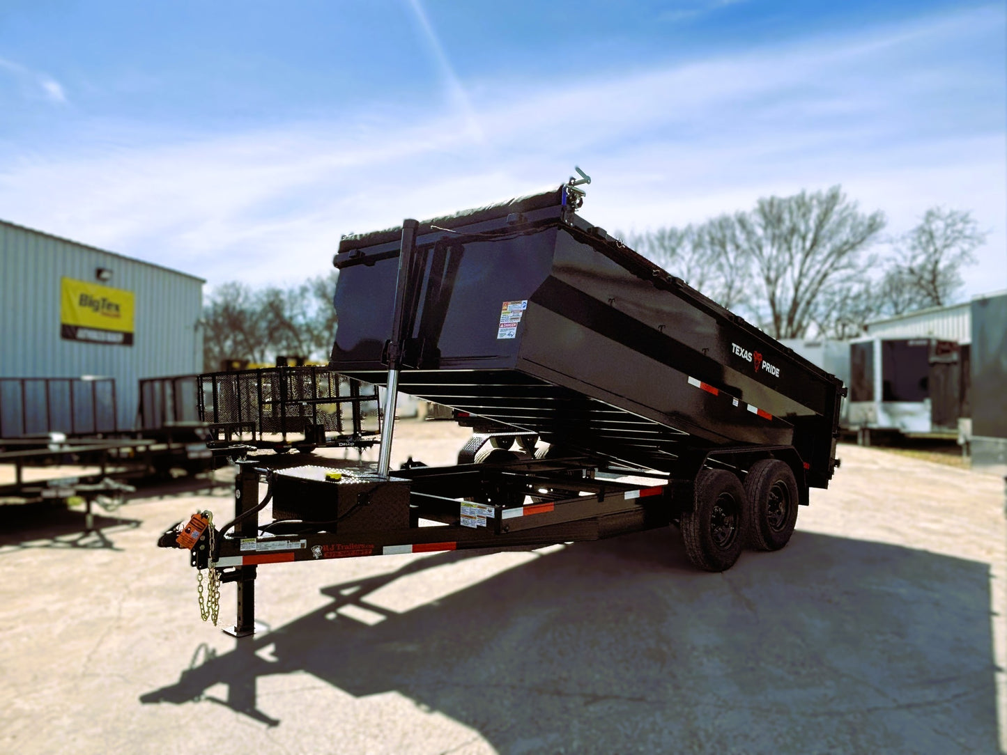 7 x 14' BP Dump Trailer Texas Pride #DT-7143-14KBP