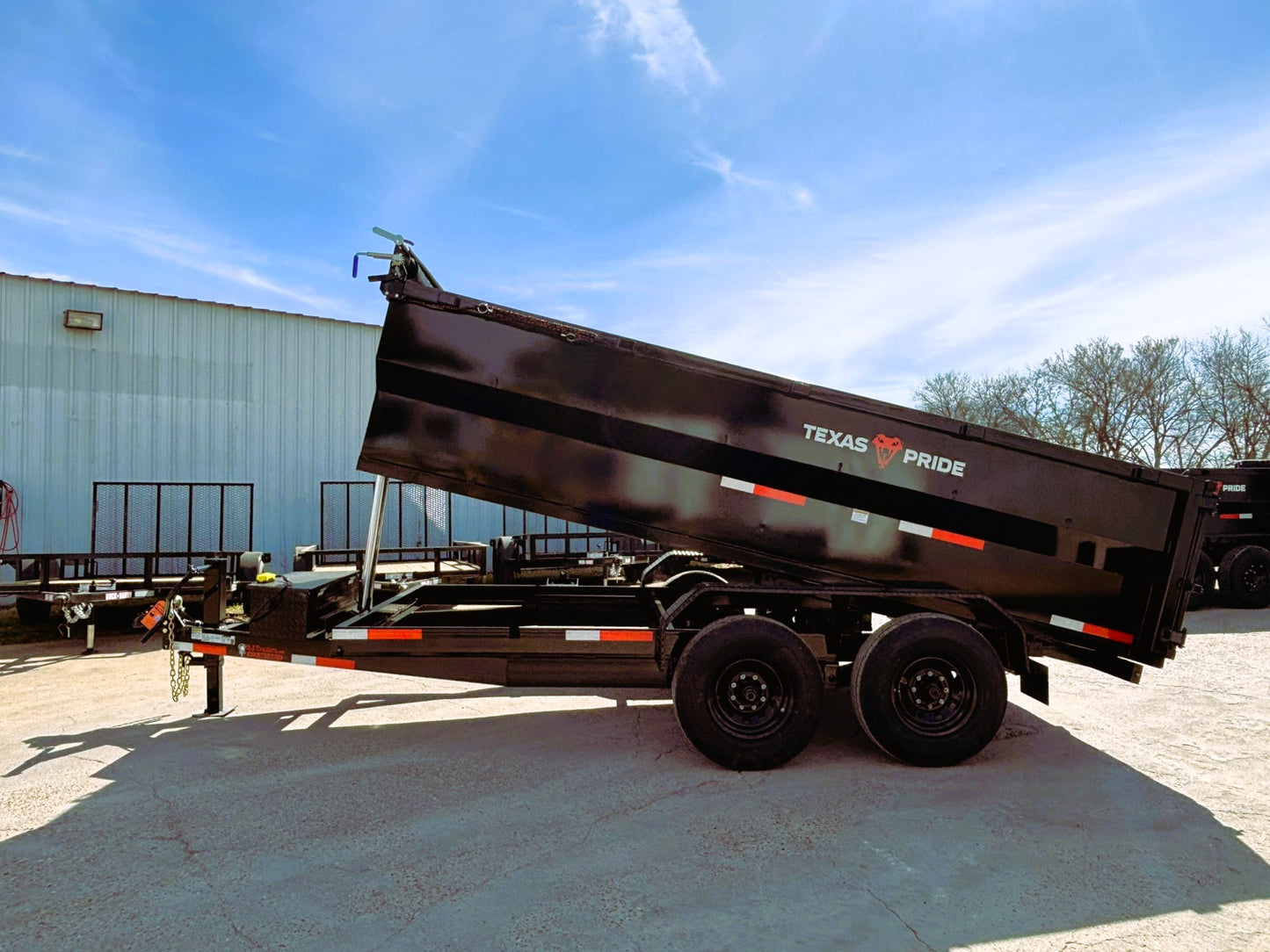7 x 14' BP Dump Trailer Texas Pride #DT-7143-14KBP