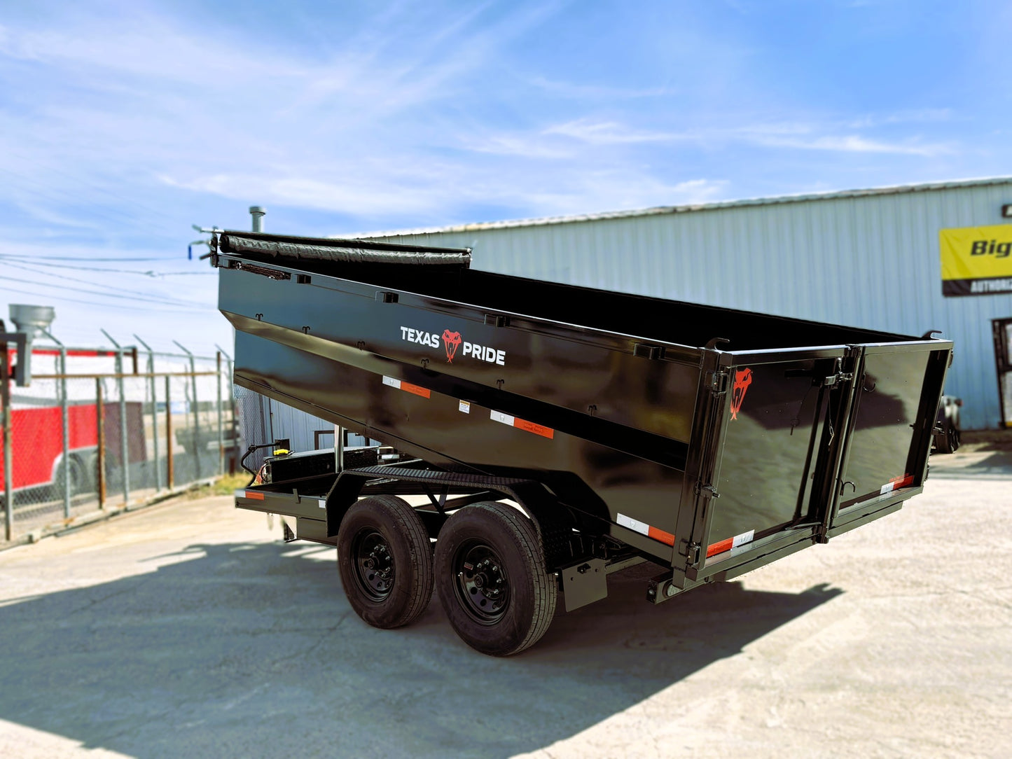 7 x 14' BP Dump Trailer Texas Pride #DT-7143-14KBP
