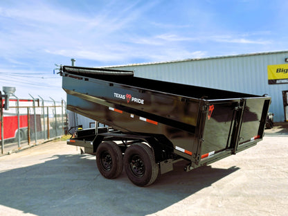 7 x 14' BP Dump Trailer Texas Pride #DT-7143-14KBP