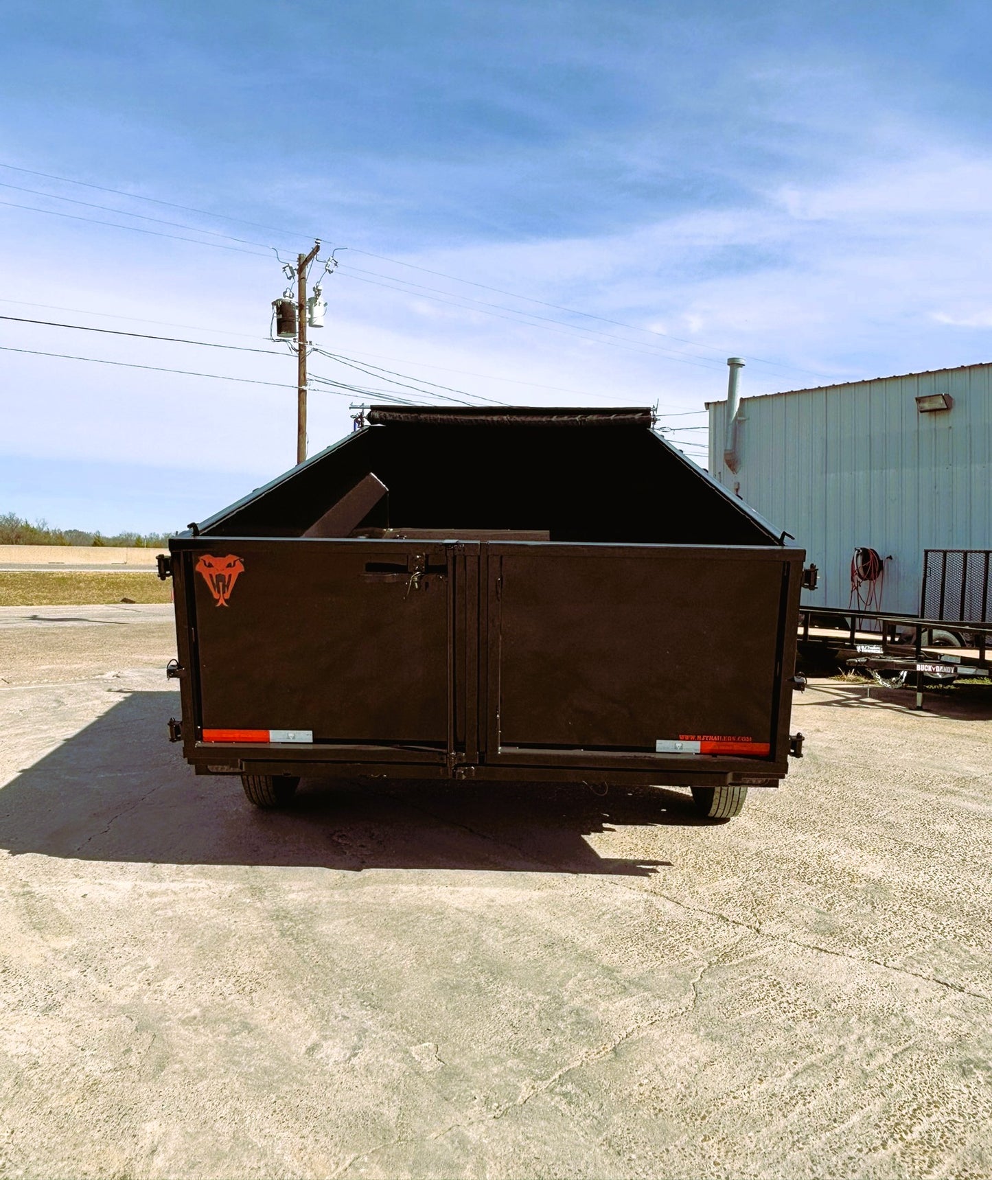 7 x 14' BP Dump Trailer Texas Pride #DT-7143-14KBP
