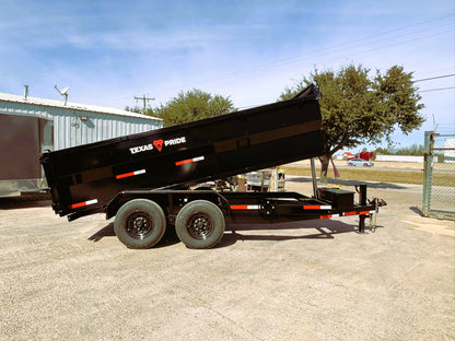7 x 14' BP Dump Trailer Texas Pride #DT-7143-14KBP