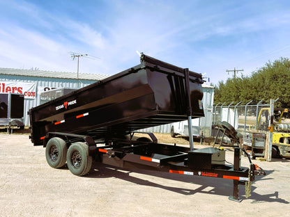 7 x 14' BP Dump Trailer Texas Pride #DT-7143-14KBP