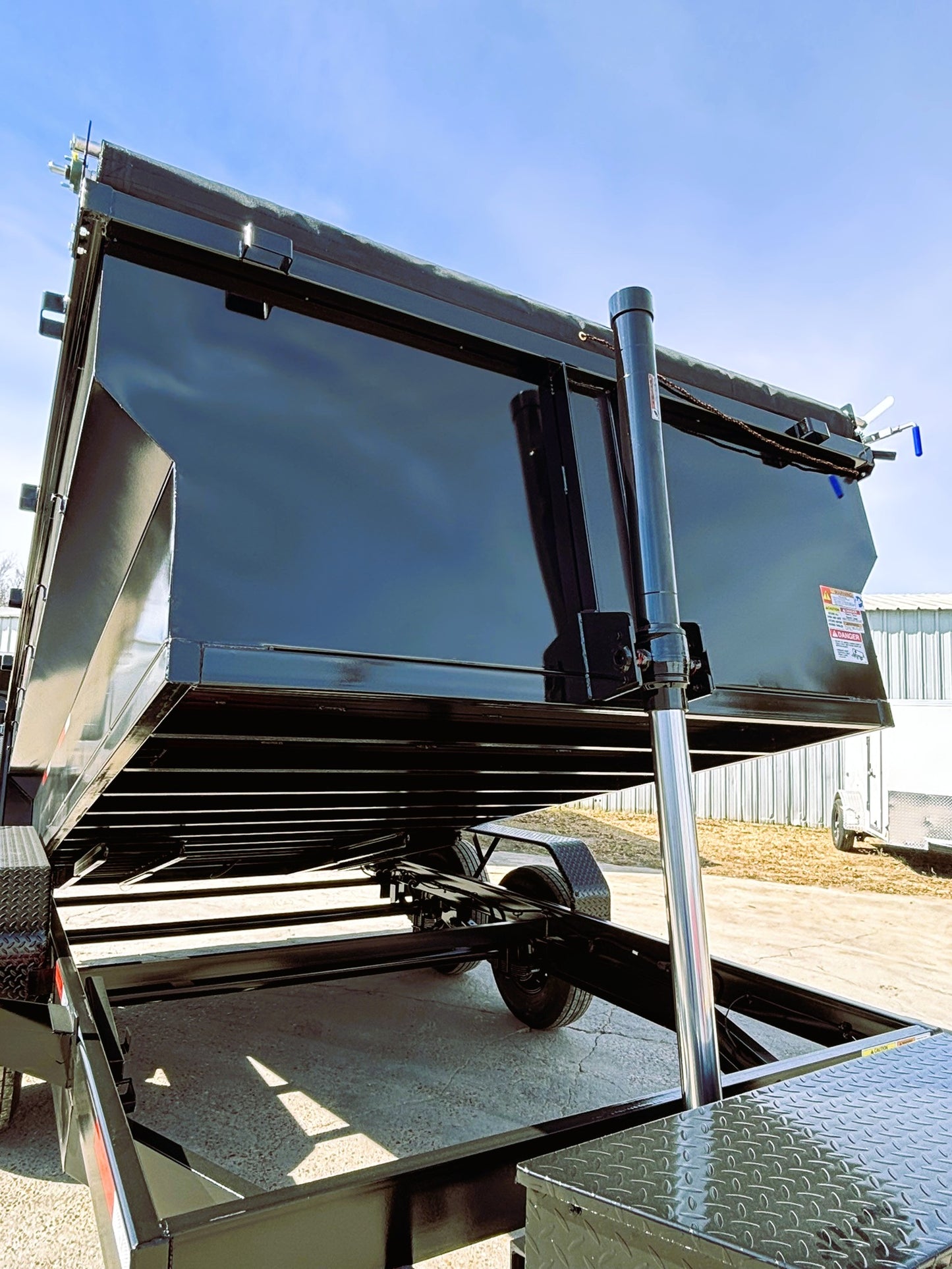 7 x 14' BP Dump Trailer Texas Pride #DT-7143-14KBP