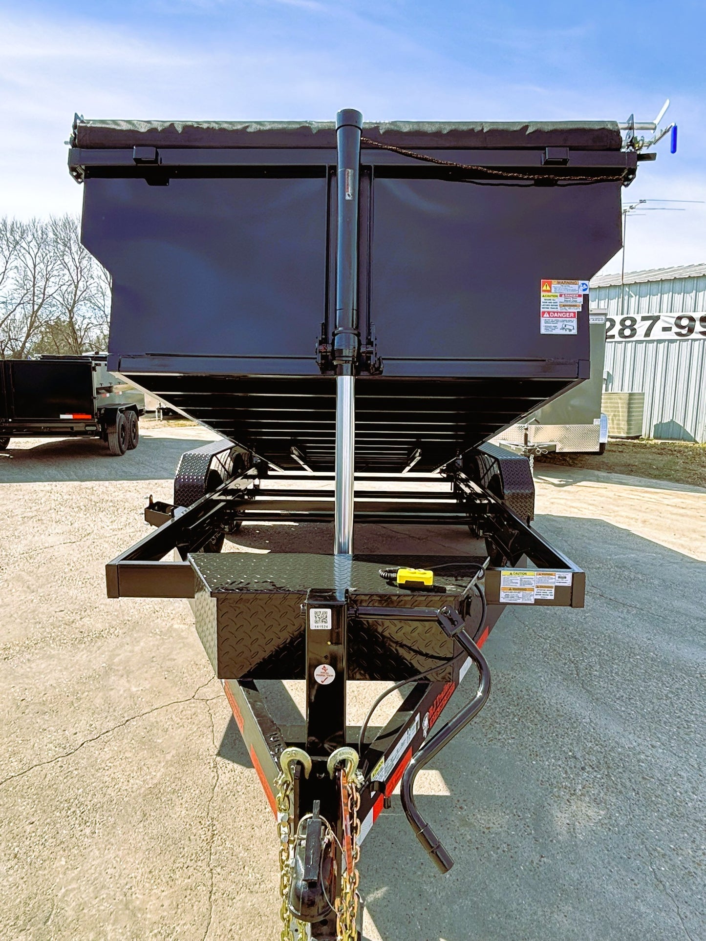 7 x 14' BP Dump Trailer Texas Pride #DT-7143-14KBP