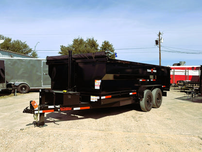 7 x 16' BP Dump Trailer Texas Pride #DT-7163-14KBP