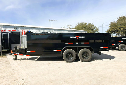 7 x 16' BP Dump Trailer Texas Pride #DT-7163-14KBP