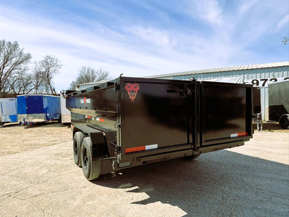 7 x 16' BP Dump Trailer Texas Pride #DT-7163-14KBP