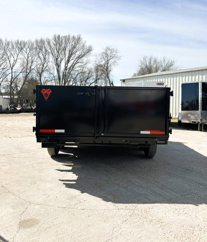 7 x 16' BP Dump Trailer Texas Pride #DT-7163-14KBP