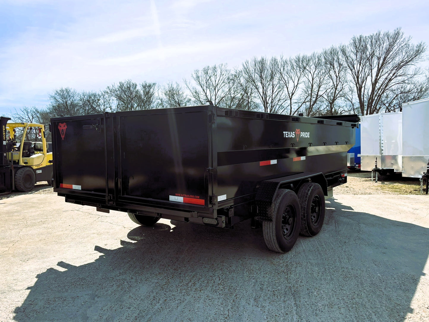 7 x 16' BP Dump Trailer Texas Pride #DT-7163-14KBP