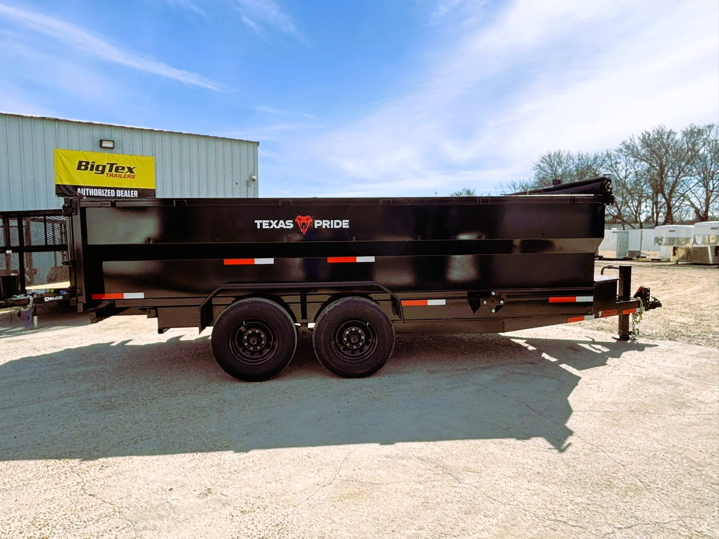 7 x 16' BP Dump Trailer Texas Pride #DT-7163-14KBP